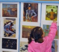 Reconociendo grandes pintores a los tres años 